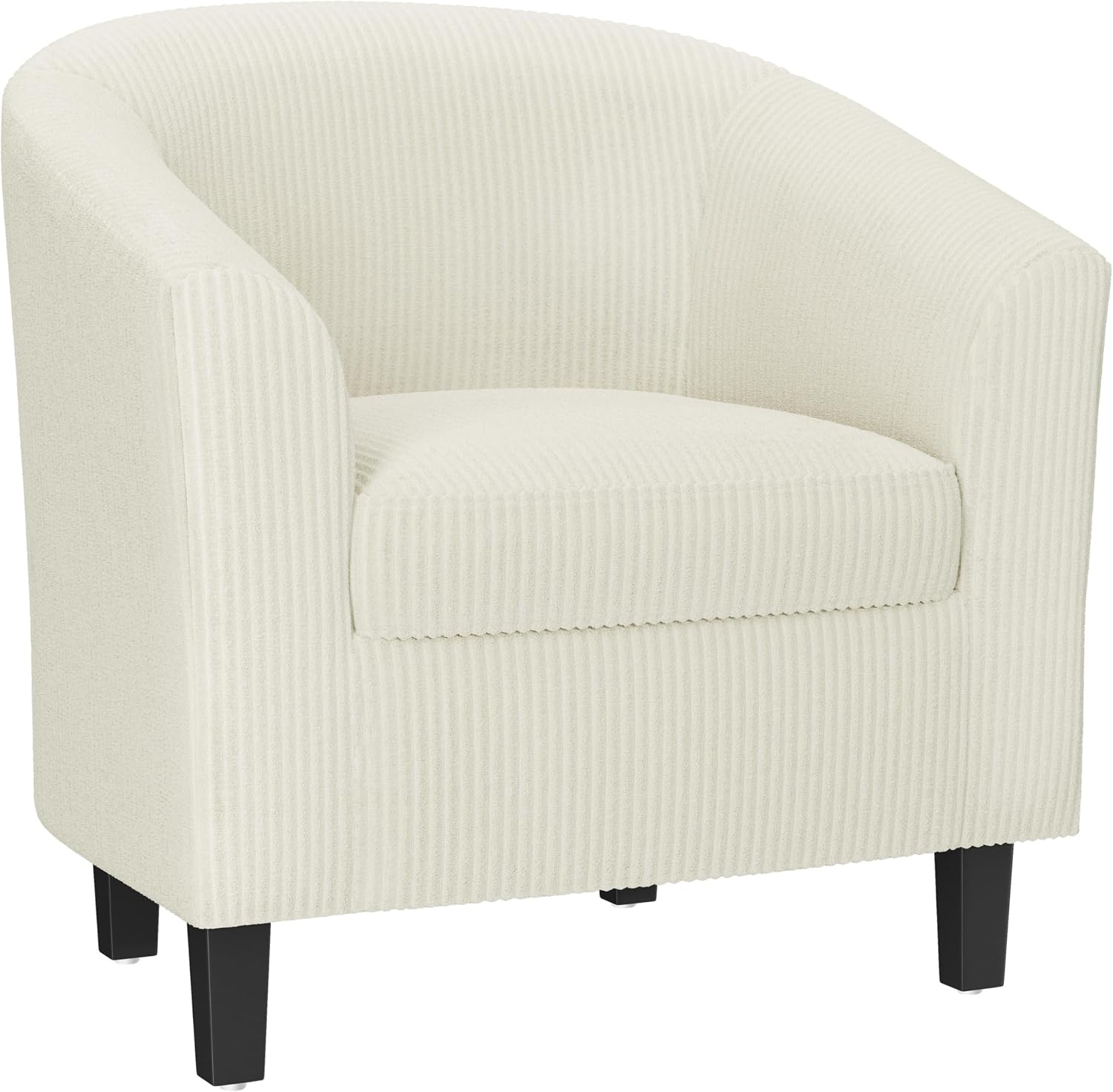 Yaheetech Ribbed Armchair, Beige