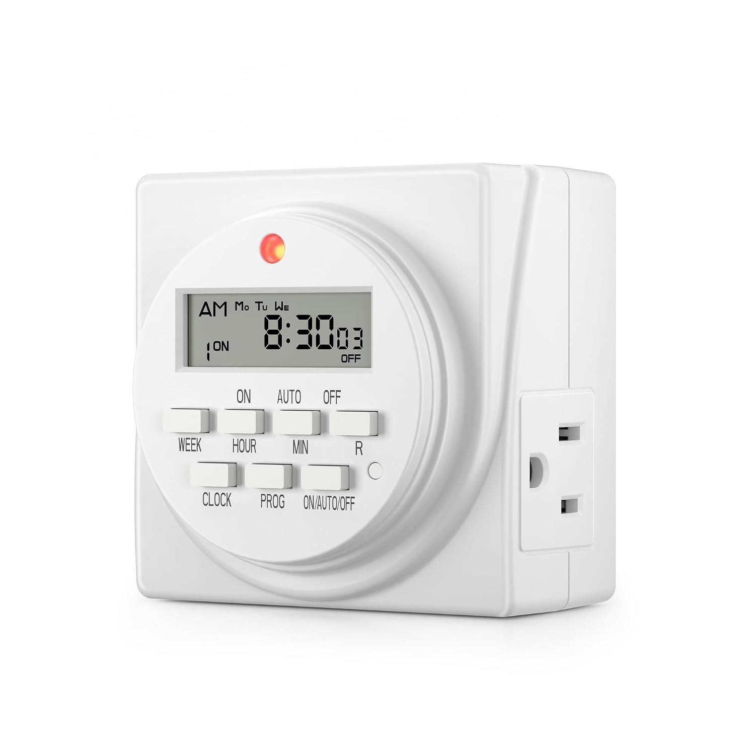 BN-LINK 7-Day Digital Timer Outlet, Dual Outlets