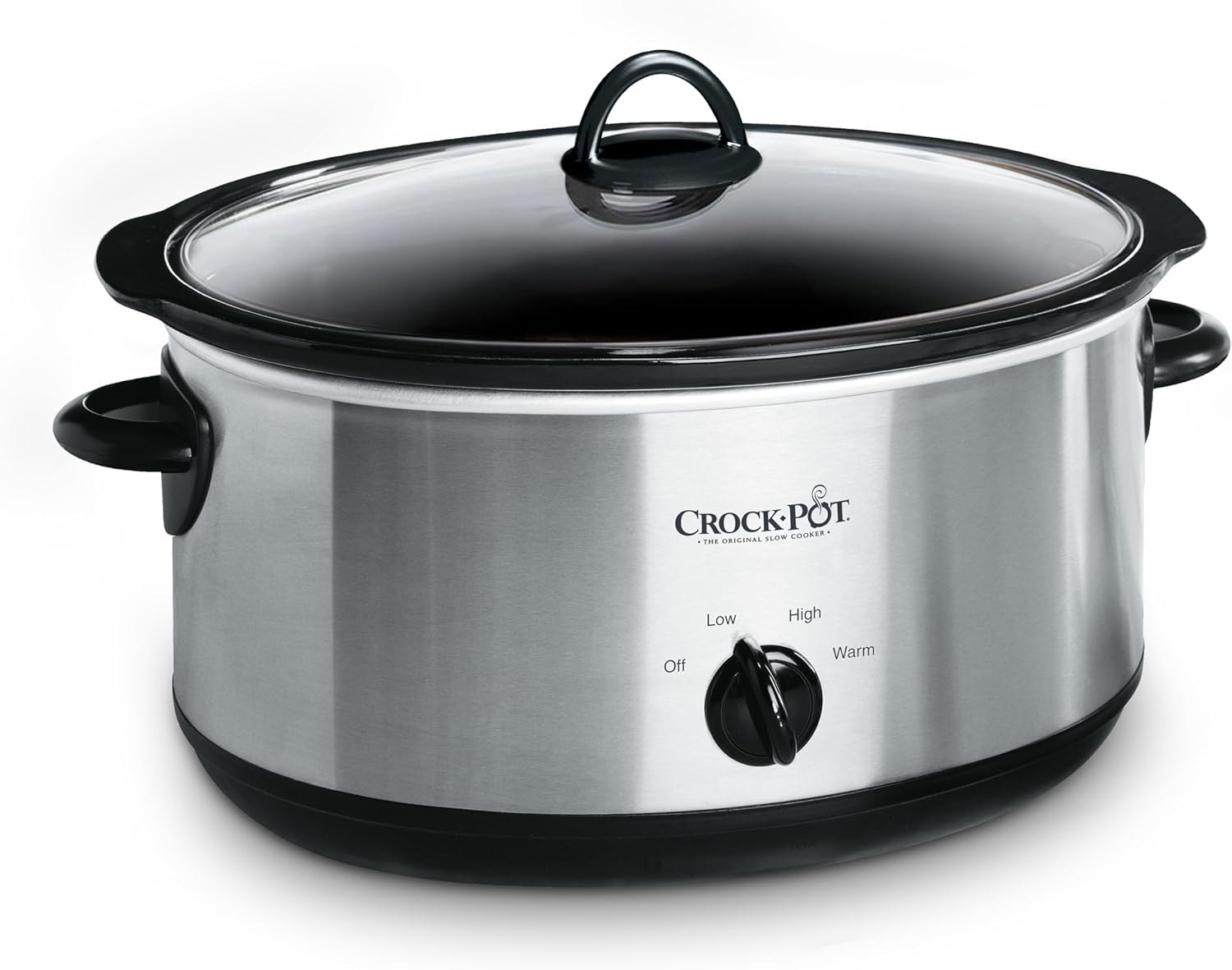 Crock-Pot 7-Quart Oval Slow Cooker, Stainless Steel