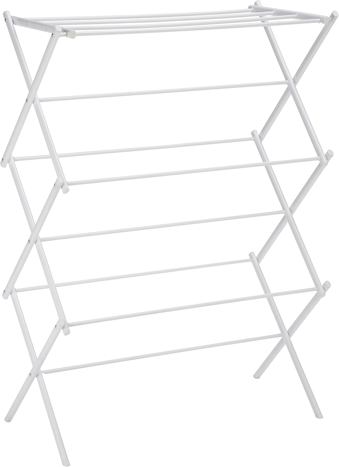 Amazon Basics Foldable Portable Clothes Drying Rack for Indoor Air Drying, Collapsible Design, 14.5" D x…