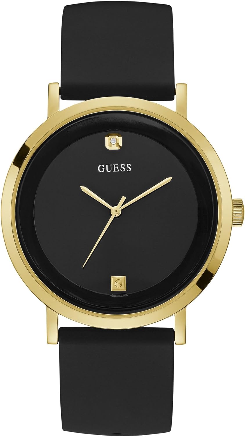 Guess Stainless Steel Genuine Diamond Dial Watch