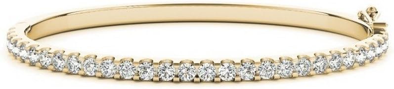 Houston Diamond District 0.5 to 5 Carat Diamond Bangle Bracelet Premium Collection